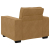 Sofa Fotel Brązowy 59 cm Aksamit