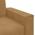 Sofa Fotel Brązowy 59 cm Aksamit