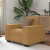 Sofa Fotel Brązowy 59 cm Aksamit