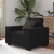 Sofa Fotel Czarny 59 cm Aksamit