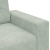 Sofa Fotel Jasnoszary 59 cm Aksamit