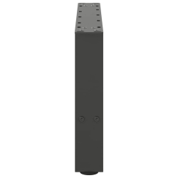 Nogi do stolika kawowego, antracyt, 2 szt., 50x(30-31) cm, stal