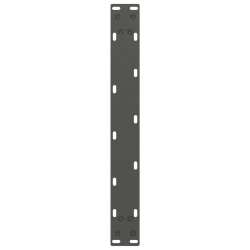Nogi do stolika kawowego, antracyt, 2 szt., 50x(30-31) cm, stal