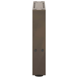 Nogi do stolika kawowego, naturalna stal, 2 szt., 30x(30-31) cm