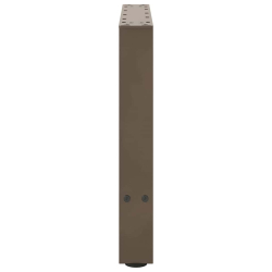 Nogi do stolika kawowego, naturalna stal, 2 szt., 50x(42-43) cm
