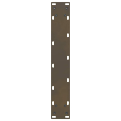 Nogi do stolika kawowego, naturalna stal, 2 szt., 50x(90-91) cm