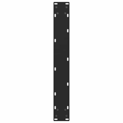 Nogi do stolika kawowego, czarne, 2 szt., 60x(100-101) cm, stal
