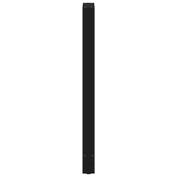 Nogi do stolika kawowego, czarne, 2 szt., 50x(110-111) cm, stal
