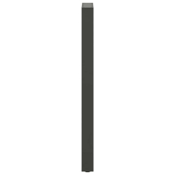 Nogi do stolika kawowego, antracyt, 2 szt., 40x(110-111) cm