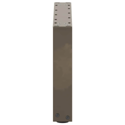 Nogi do stolika kawowego, 2 szt., naturalna stal, 50x(30-31) cm