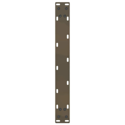 Nogi do stolika kawowego, 2 szt., naturalna stal, 50x(30-31) cm