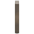 Nogi do stolika kawowego, 2 szt., naturalna stal, 28x(42-43) cm