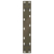 Nogi do stolika kawowego, 2 szt., naturalna stal, 28x(42-43) cm
