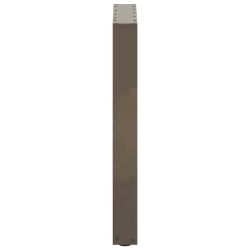 Nogi do stolika kawowego, 2 szt., naturalna stal, 50x(72-73) cm