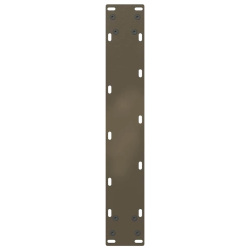 Nogi do stolika kawowego, 2 szt., naturalna stal, 50x(72-73) cm