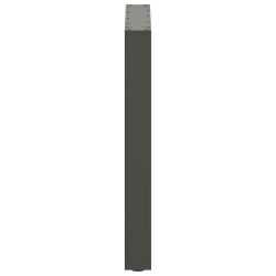 Nogi do stolika kawowego, 3 szt., naturalna stal, 70x(72-73) cm
