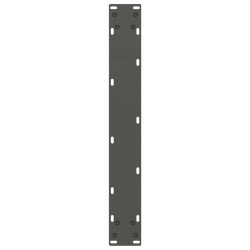 Nogi do stolika kawowego, 2 szt., naturalna stal, 70x(72-73) cm