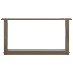Nogi do stolika kawowego, 2 szt., naturalna stal, 70x(30-31) cm