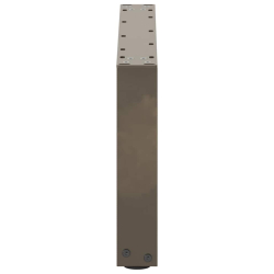 Nogi do stolika kawowego, 2 szt., naturalna stal, 70x(30-31) cm