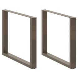 Nogi do stołu jadalnianego, 3 szt., 100x(72-73) cm, stal