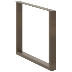 Nogi do stołu jadalnianego, 3 szt., 100x(72-73) cm, stal