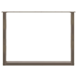 Nogi do stołu jadalnianego, 3 szt., 100x(72-73) cm, stal
