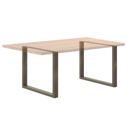 Nogi do stołu jadalnianego, 3 szt., 100x(72-73) cm, stal
