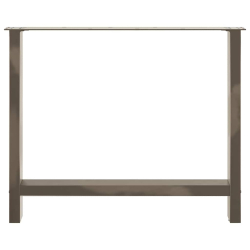 Nogi do stolika kawowego, naturalna stal, 2 szt., 90x(72-73) cm