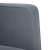 Sofa Fotel z Podłokietnikami Ciemnoszary 53 cm Aksamit