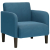 Sofa Fotel z Podłokietnikami Niebieski 54 cm Aksamit
