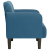 Sofa Fotel z Podłokietnikami Niebieski 54 cm Aksamit