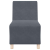 Sofa Fotel Ciemnoszary 55 cm Aksamit