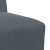 Sofa Fotel Ciemnoszary 55 cm Aksamit