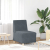 Sofa Fotel Ciemnoszary 55 cm Aksamit