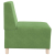 Sofa Fotel Jasnozielony 55 cm Aksamit