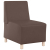 Sofa Fotel Brązowy 55 cm Skóra ekologiczna