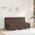Sofa Fotel Brązowy 55 cm Skóra ekologiczna