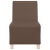 Sofa Fotel Brązowy 55 cm Skóra ekologiczna
