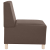 Sofa Fotel Brązowy 55 cm Skóra ekologiczna