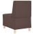 Sofa Fotel Brązowy 55 cm Skóra ekologiczna