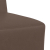 Sofa Fotel Brązowy 55 cm Skóra ekologiczna