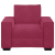Sofa Fotel Wino Czerwone 59 cm Aksamit