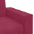 Sofa Fotel Wino Czerwone 59 cm Aksamit