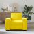 Sofa Fotel Żółty 59 cm Aksamit