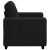 Sofa Fotel Czarny 59 cm Aksamit