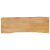 Blat stołu, 110x40x2,5 cm, naturalna krawędź, lite drewno mango