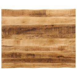 Blat stołu z naturalną krawędzią, 100x80x3,8 cm, drewno mango