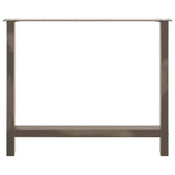Nogi do stolika kawowego, naturalna stal, 2 szt., 100x(72-73)cm