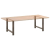 Nogi do stolika kawowego, naturalna stal, 2 szt., 100x(72-73)cm