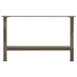 Nogi do stolika kawowego, naturalna stal, 2 szt., 70x(42-43) cm